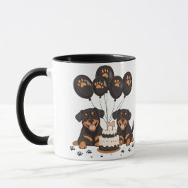 Happy Birthday Rottweiler Hunde Tasse
