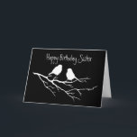 Happy Birthday Schwester Special Friend, zwei Vöge Karte<br><div class="desc">Herzlichen Glückwunsch zum Geburtstag Sister und Special Friend,  zwei Vögel chatten miteinander.</div>