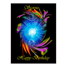 Happy Birthday Scorpio - Skorpion