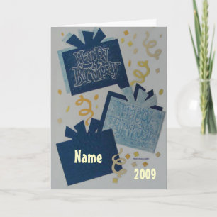 Happy Birthday - Scrapbook 2 - Seasons Card Karte