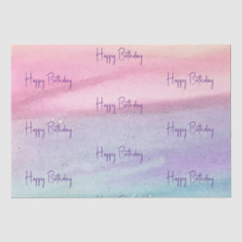 Happy Birthday Seidenpapier
