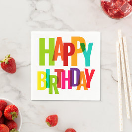 Happy Birthday Serviette