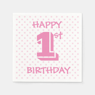 Happy Birthday Serviette
