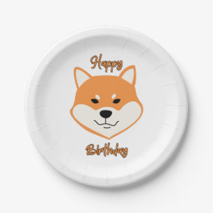 Happy Birthday Shiba Inu Original Paper Teller