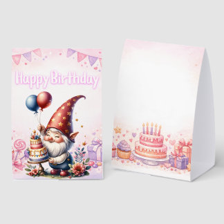 Happy Birthday sign Tischaufsteller