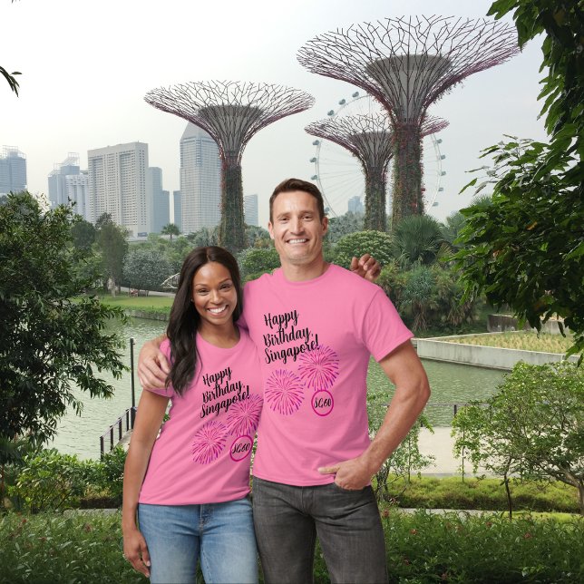 Happy Birthday Singapore National Day T - Shirt (Von Creator hochgeladen)