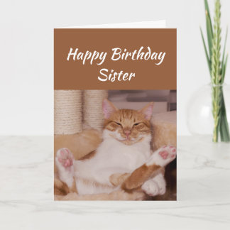 Happy Birthday Sister Celebrate es auf jede Weise Karte