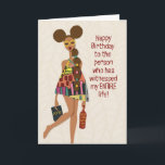 Happy Birthday - Sister Dankeskarte<br><div class="desc">Happy Birthday Sister</div>
