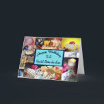 Happy Birthday Sister für Recht Karte<br><div class="desc">Collage</div>