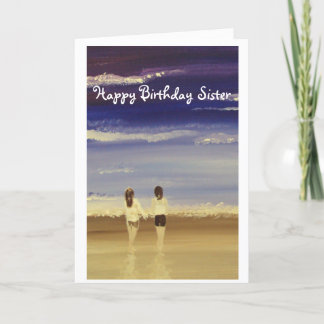 Happy Birthday Sister Karte