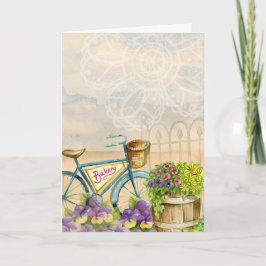 Happy Birthday Sister Watercolor Erinnerungen Card Karte