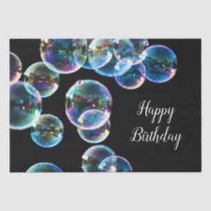 Happy Birthday Soap Bubble Gift Seidenpapier
