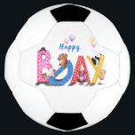Happy Birthday Soccer Ball Gift Baby Bears Party<br><div class="desc">Glücklicher Geburtstag Fußball Ball - Baby Bears Party Feiern Spaß Zeichnend Niedlicher Bär - Wählen / Fügen Sie Ihren einzigartigen Text / Name / Jahr / Farbe - Make Your Special Gift - Neu vergrössern und verschieben oder entfernen und fügen Sie Elemente / Bild mit Anpassungs-Tool! - Zeichn und Design...</div>