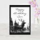 Happy Birthday Son Vintag Stag, Deer Karte (Orchid)