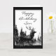 Happy Birthday Son Vintag Stag, Deer Karte (Small Plant)