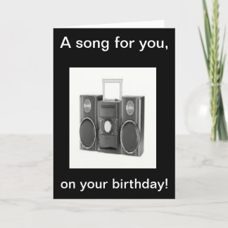 Happy Birthday song Card Karte