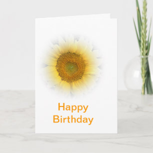Happy Birthday Sonnenblume Karte