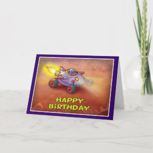 Happy Birthday Space style 003 Karte