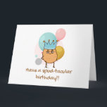Happy Birthday Spud Potato Funny Geburtstag Karte<br><div class="desc">Für Gemüseliebhaber, insbesondere die süße Kartoffel, ist diese niedliche, hochtrabende Geburtstagskarte mit dem Titel "Have A Spud-tacular Birthday" perfekt geeignet für Liebhaber von Geburtstagsgebäck, die einen sonderbaren Sinn für Spaß, Bauern und Gärtner haben. Nimm deine niedliche Spud Potato - lustige Geburtstagskarte jetzt!</div>