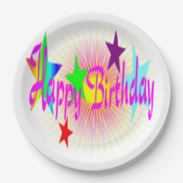 " HAPPY BIRTHDAY " STARTEN PAPPTELLER
