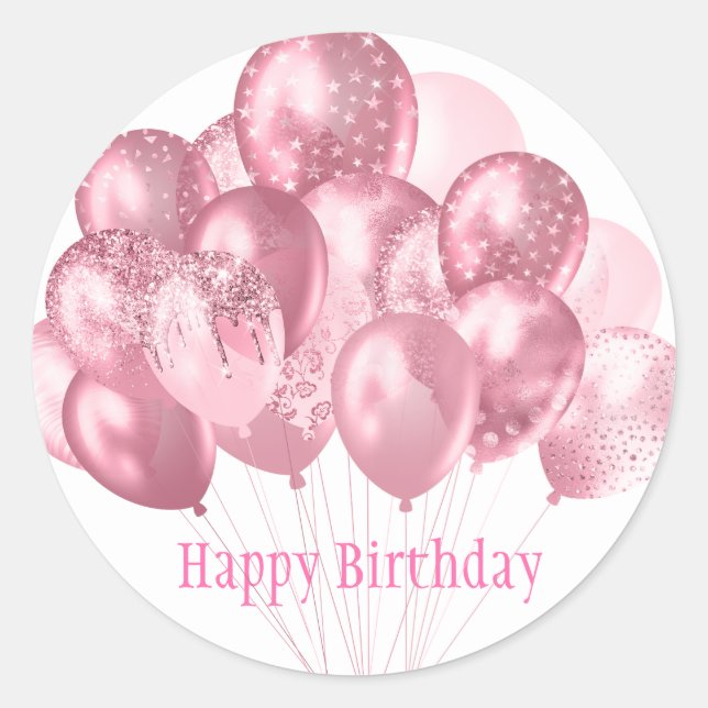 Happy Birthday Stickers (Vorderseite)