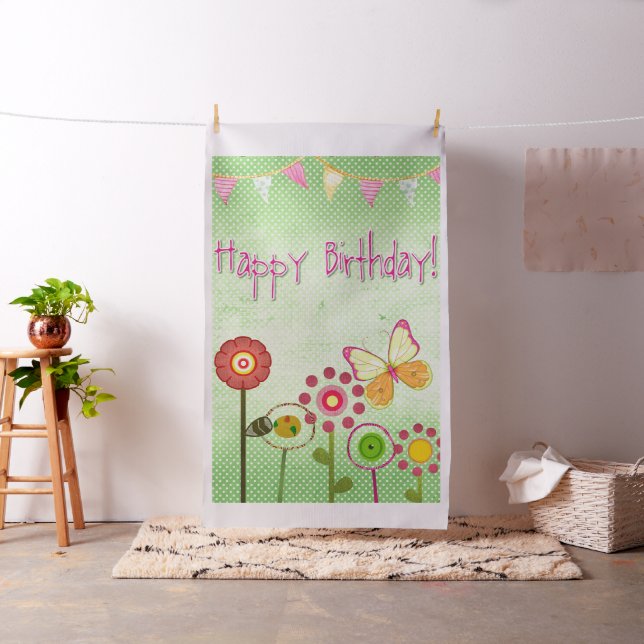 Happy Birthday Stoff (Beispiel)