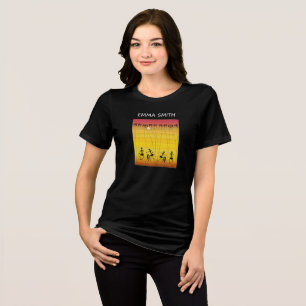 Happy Birthday Sunset Celebration Dance T - Shirt