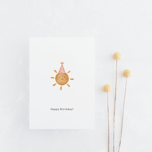 Happy Birthday Sunshine Card Postkarte (Von Creator hochgeladen)