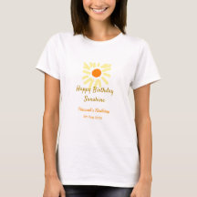 Happy birthday sunshine yellow orange birthday boh