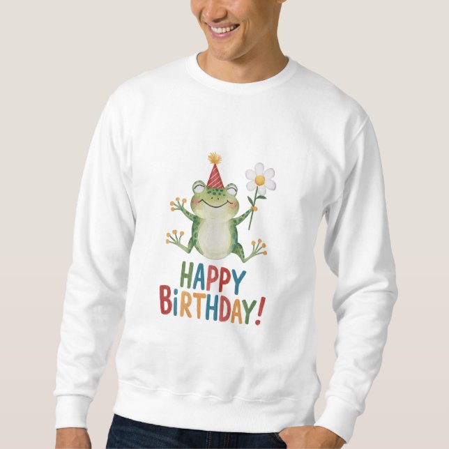 Happy Birthday Sweatshirt (Vorderseite)