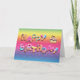 Happy Birthday Sweet Leckereien Custom Interior Te Karte
