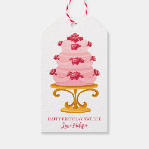 Happy Birthday Sweetie Gift Tags Geschenkanhänger