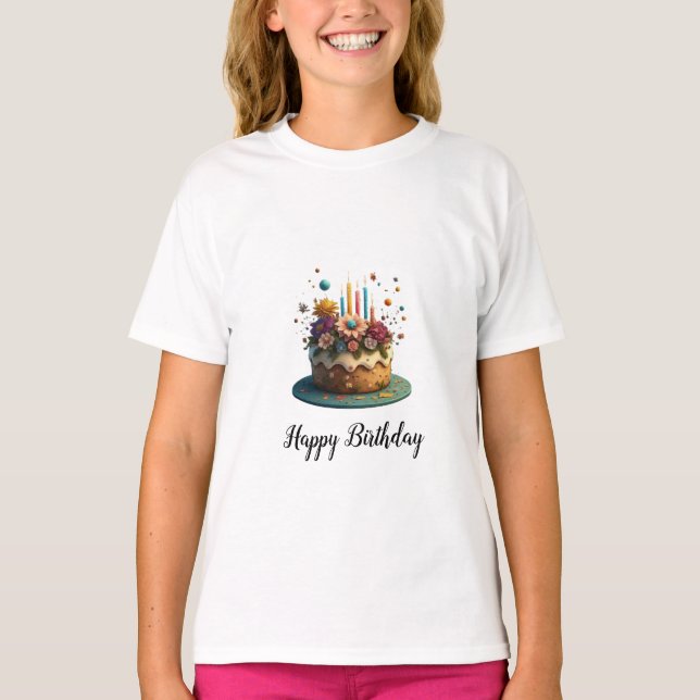 Happy Birthday T-Shirt (Vorderseite)