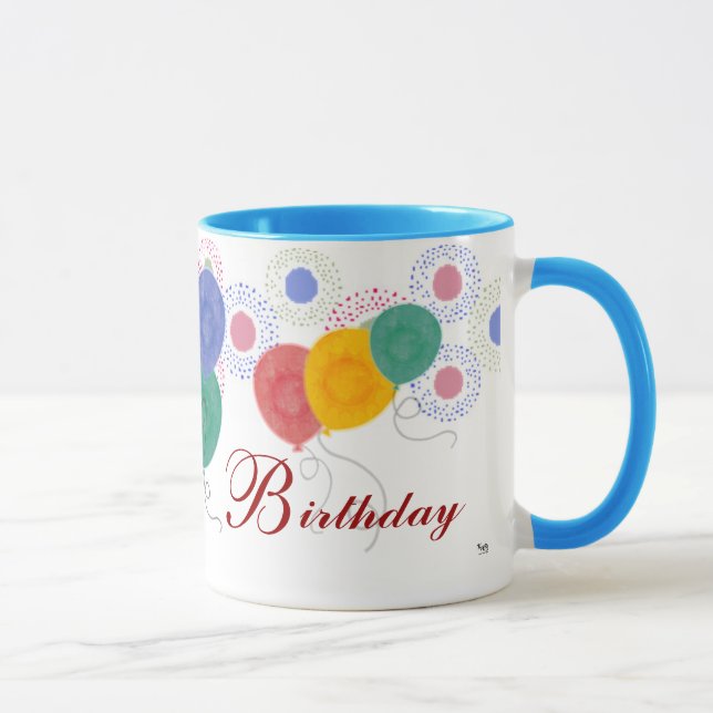Happy Birthday Tasse (Rechts)