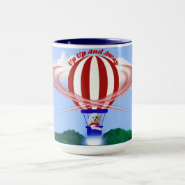 Happy Birthday Tasse auf und ab