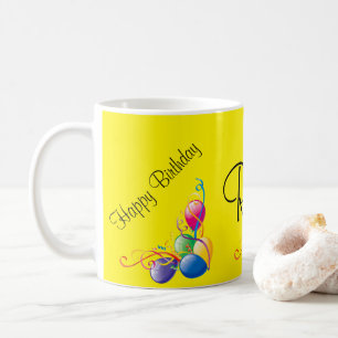 Happy Birthday Tasse Balloons