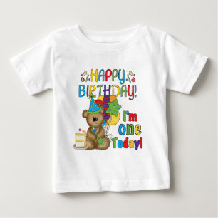 Happy Birthday Teddy Bär 1. T - Shirt und Geschenk
