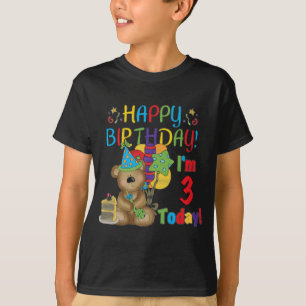 Happy Birthday Teddy Bär 3. Tshirts und Geschenke