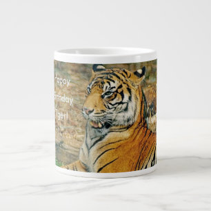 Happy Birthday Tiger Jumbo-Tasse
