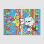 Happy Birthday Tissue Christmas Snowman Seidenpapier<br><div class="desc">Party- und Handwerksartikel > Geschenkartikel > Gewebe</div>