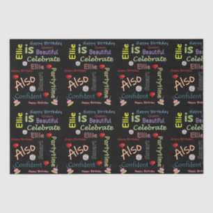 Happy Birthday Tissue Paper Ellie Seidenpapier