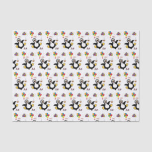Happy Birthday Tissue Pinguin Seidenpapier