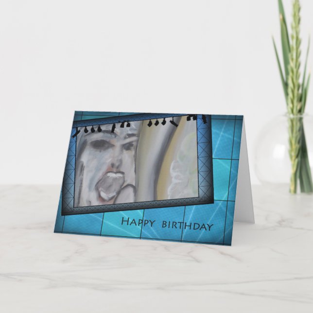happy birthday _ Titel: 'only for me' Karte (Vorderseite)