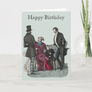 Happy Birthday to a Man of the World Elegant Card Karte