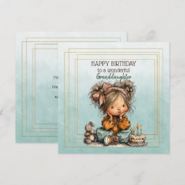 Happy Birthday To A Wonderful Granddaughter