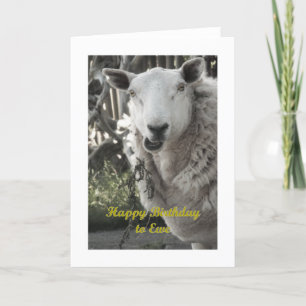 Happy Birthday to Ewe Grußkarte Karte