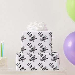 Happy Birthday to Moo Kuh Wrapping Paper Geschenkpapier