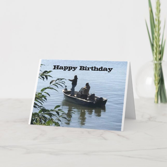 HAPPY BIRTHDAY to my FAVORITE FISHERMAN Karte (Vorderseite)