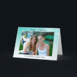 Happy Birthday to the Best Sister Ever Personalize Karte<br><div class="desc">Happy Birthday to the Best Sister Ever Personalized card.</div>