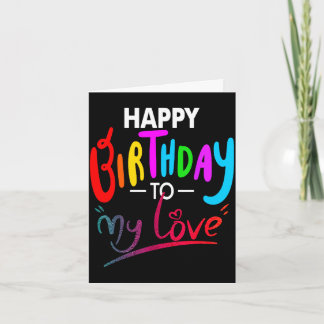 Happy birthday to womens girls birthday to love karte